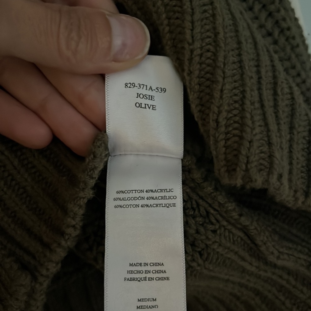 Rails Josie Cardigan In Olive Size M - image 8